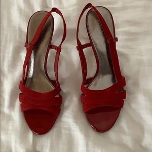 Short red heels